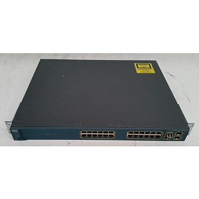Cisco (WS-C3560G-24PS-S V06) Catalyst 3560G Series PoE-24 24-Port Gigabit Managed Switch