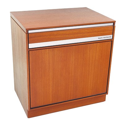 Pye Modular Magnetic Solid State 462 Turntable Cabinet with 2 Speaker Modules