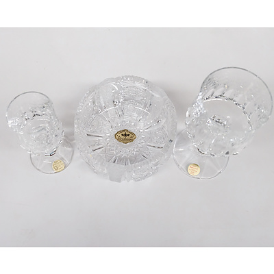 Assorted Lead Crystal Glassware and More