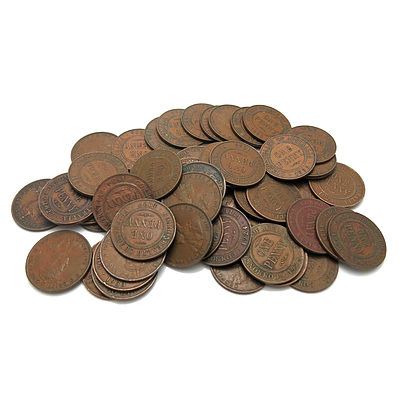 Australia: George V (1911-1936) Pennies (X50)