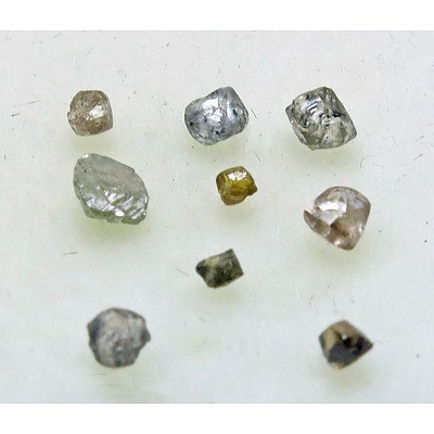 Natural Uncut Diamond Crystals