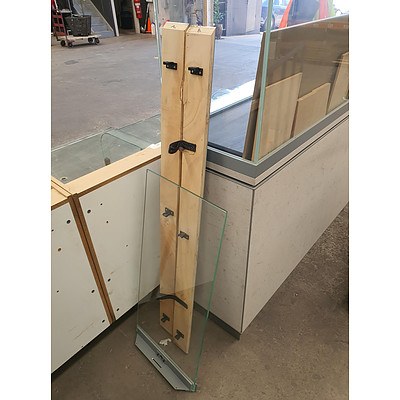 Large Stone Display Showcase