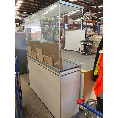 Large Stone Display Showcase