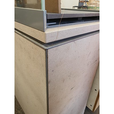 Large Stone Display Showcase