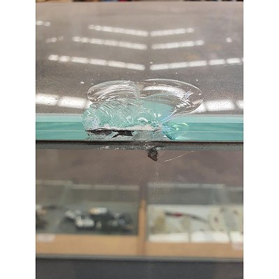 Large Stone Display Showcase