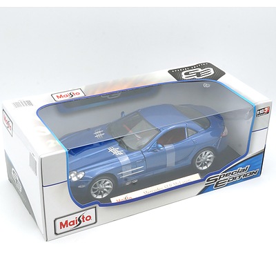Brand New Maisto Special Edition 1:18 Diecast Mercedes SLR McLaren