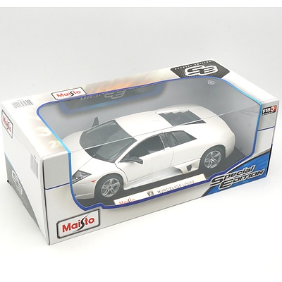 Brand New Maisto Special Edition 1:18 Diecast Lamborghini Murcielago LP640
