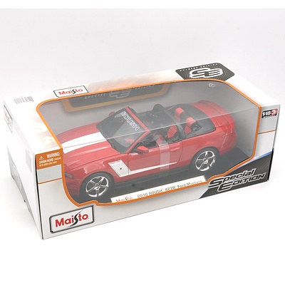 Brand New Maisto Special Edition 1:18 Diecast 2010 Roush 427R Ford Mustang