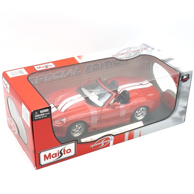 Brand New Maisto Special Edition 1:18 Diecast Shelby Series 1