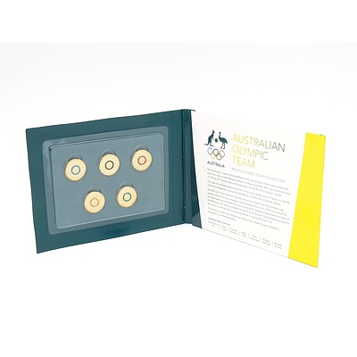 2016 Australian Paralympic Team 2016 $2 Coloured Uncirculated Coin and 2016 Australian Olympic Team Five Coloured $2 Coin Set