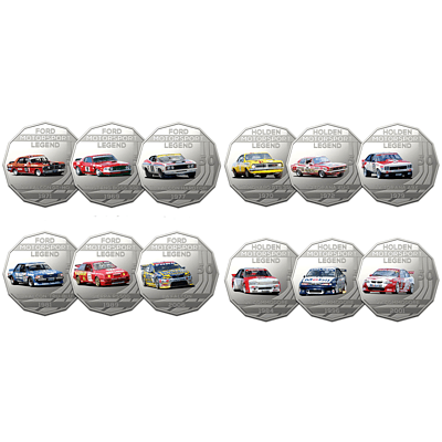 2018 50c Uncirculated Coins - The Complete Collection - 12 Piece