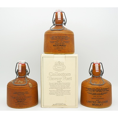 Brown Brothers Collectors Tawny Port and Three Limited Release Bottles of McWilliams Muscat (Kindly Donated By Christine Lund)