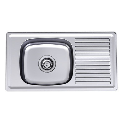 Clark Candice 764mm Single Bowl Stainless Steel Kitchen Sink - RRP $885.00 - Brand New