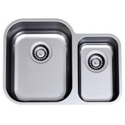 Clark Monaco 623mm 1.5 Bowl Stainless Steel Undermount Kitchen Sink - RRP $650.00 - Brand New