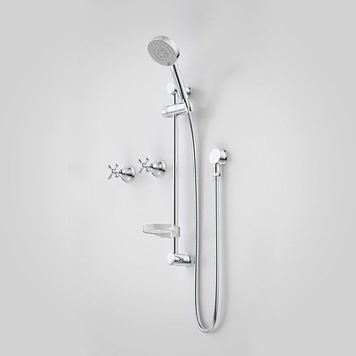 Caroma Tasman II Handshower and Wall Top Assembly - Brand New - RRP $380.00