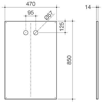 Caroma Invisi II Large Dual Flush Front Access Panels - Lot of Two - Brand New - RRP $1024.00