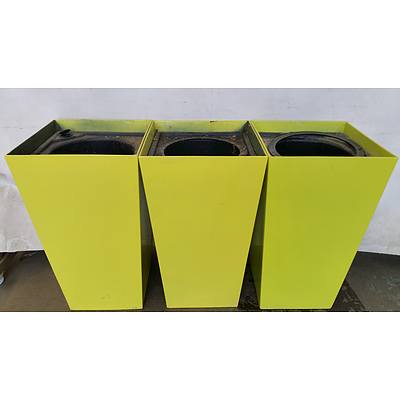 Indoor Planter Boxes - Lot of Three