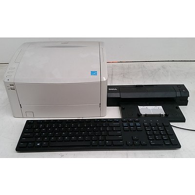 Bulk Lot of Assorted IT & Office Equipment - Document Scanners, Keyboards & Assorted Cables