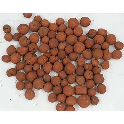 Three Plastic Tubs of Hydroponic Clay Beads