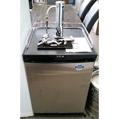 Keg King BC-128 163L Kegerator and Two Kegs