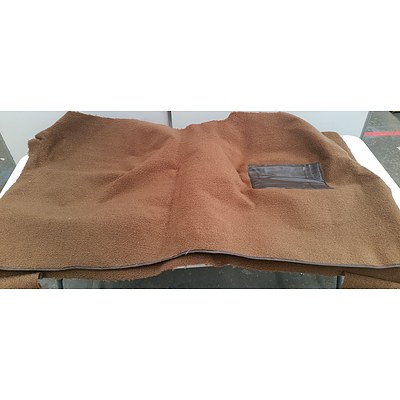 HQ/HZ Holden Sedan Front and Rear Brown Loop Car Carpets