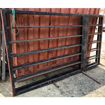 Lot 19 - Heavy Duty Steel Gate Panels - Lot of 2