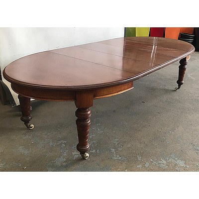Antique Australian Cedar Extension Dining Table