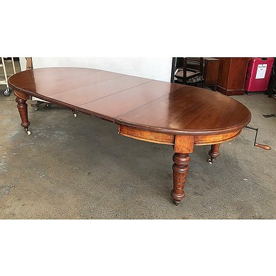 Antique Australian Cedar Extension Dining Table