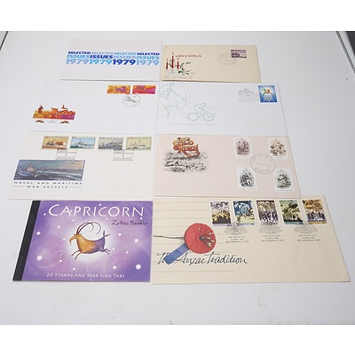 Group of First Day Covers and Stamp Booklets, including Selected Issues 1979, Blast Off 50 Years in Space and More