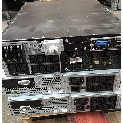 APC Assorted Rackmount UPS Appliances - Lot of Three