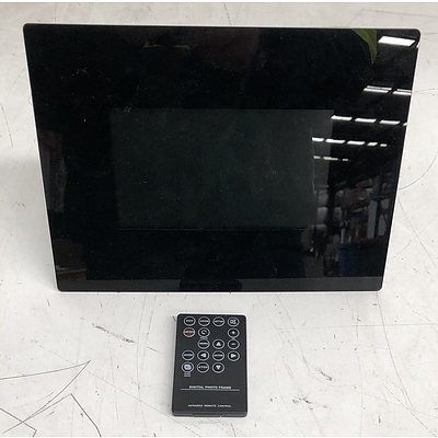 Shintaro 7-Inch Black Digital Photo Frame