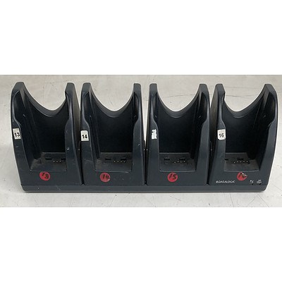 Datalogic (94A151112) Ethernet Desk Multi Cradle - Lot of Three