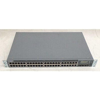 Juniper Networks (EX3300-48P) EX3300 PoE+ 48-Port Gigabit PoE+ Managed Ethernet Switch