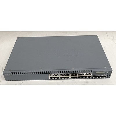 Juniper Networks (EX3300-24P) EX3300 PoE 24-Port Gigabit PoE Managed Ethernet Switch
