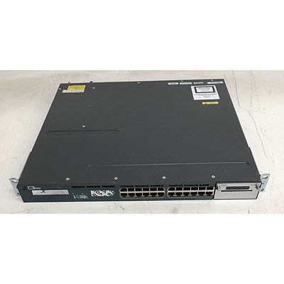 Cisco Catalyst (WS-C3560X-24P-S) 3560-X Series 24-Port Gigabit PoE Managed Ethernet Switch