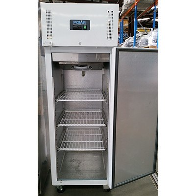 Polar 600L Upright Commercial Fridge White Finish