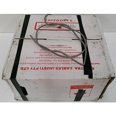 Partial Roll of Cat6 Data Cable