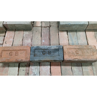 Canberra Clay Bricks - Lot of Approximately 250