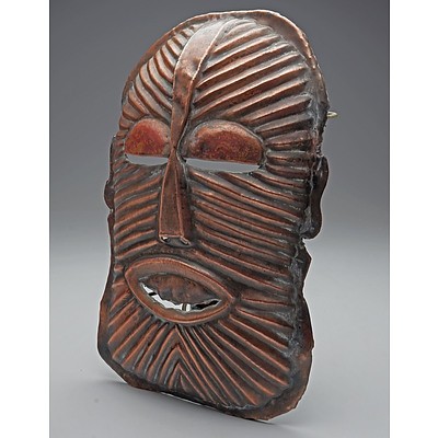 Copper Mask, Chokwe Tribe, Eastern Zambia