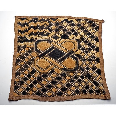 Cloth, Kuba/Shoowa Tribe, Democratic Republic of Congo