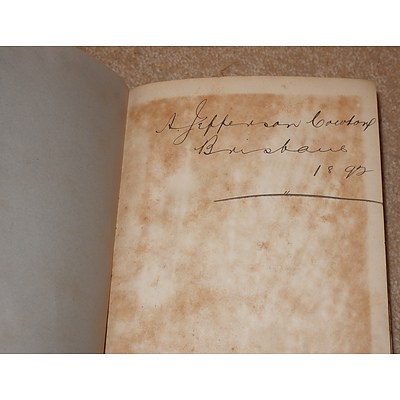 Two Copies, Bartley, Opals and Agates, Gordon & Gotch, 1892