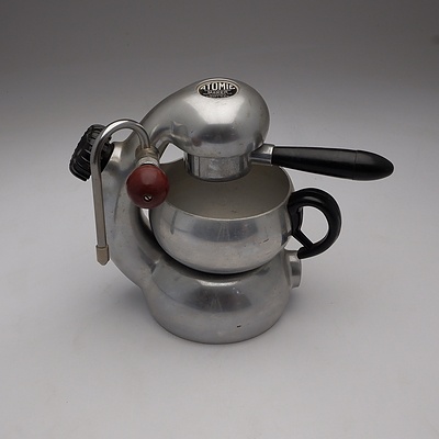 An Atomic Cappuccino Machine Retailed by Bon Trading Company with Original Instruction Book