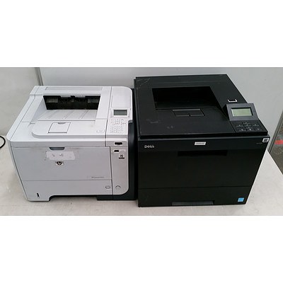 Dell, Hp, 5330dn, p3015dn Black & White Laser Printers
