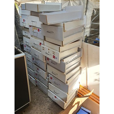 Laminate Storage Drawers - Lot of 60+