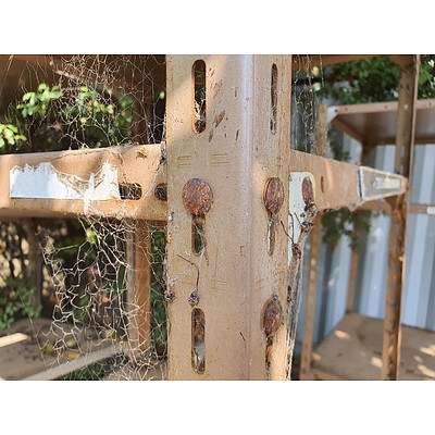 Heavy Duty Steel Shelving - Lot of 3