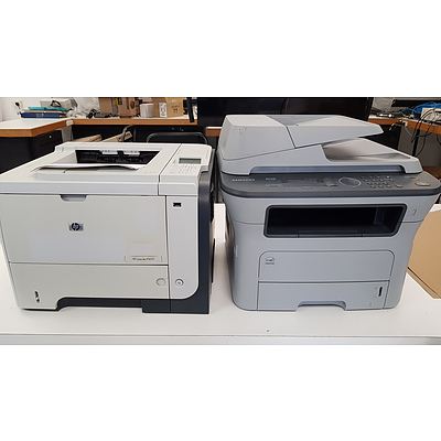 HP3015 & Samsung MFD Printers - Lot of 6