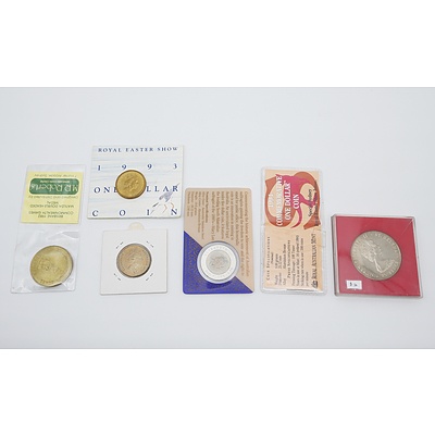 1981 Royal Wedding 25 Pence Coin, 1994 $5 Coin, 1995 Waltzing Matilda $1 Coin, 1982 Commonwealth Games Medal and More