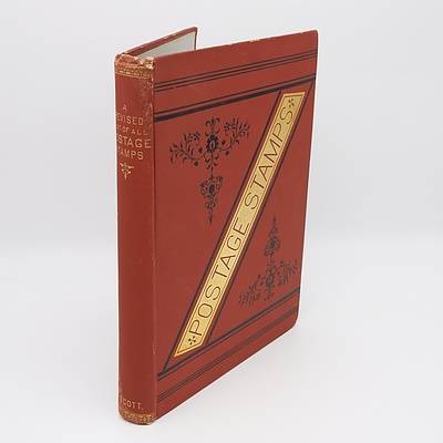 J Walter Scott, A Revised List of the Postage Stamps and Stamped Envelopes of All Nations, New York, Scott & Company