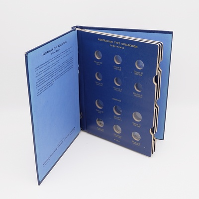 Three Empty Whitman Australian Type Collection Bronze and Decimal Coins Albums