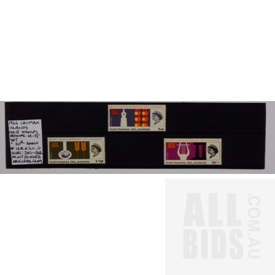 1966 Cayman Islands Queen Elizabeth II 20th Anniversary of UNESCO Stamps